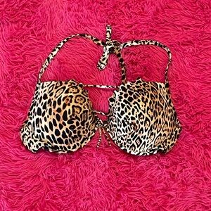 SOLD Victoria secret leopard bikini top